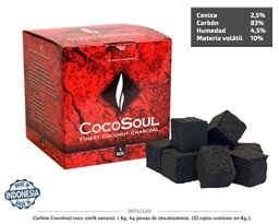 [124.75680] CARBON 1KG COCO SOUL 26MM 64 UDS