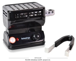 [124.75732] HORNILLO ELECTRICO TORNADO ANIMALESYS NEGRO 1200W