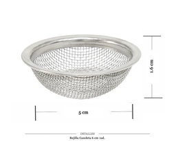 [124.75752] REJILLA CAZOLETA 5X1,6 CM 1 UD