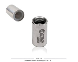 [124.76300] ODUMAN ADAPTADOR DE METAL PARA MANGUERA 1 UD