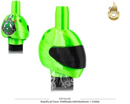 [124.76800] BOQUILLA 3D SAPIENS CASCO VERDE 1 UD