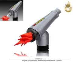 [124.76805] BOQUILLA 3D SAPIENS TUBO ESCAPE 1 UD