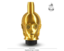 [124.76841] BOQUILLA 3D SAPIENS C3PO 1 UD