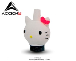 [124.768A05] BOQUILLA 3D ACCION MUÑECO KITTY 1 UD