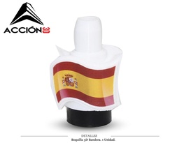 [124.768A15] BOQUILLA 3D ACCION BANDERA ESPAÑA 1 UD