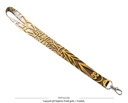 [124.76927] LANYARD 3D SAPIENS TRADI GOLD 1 UD