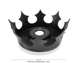 [124.77019] PLATO CORONA HOOKAH MASTER NEGRO