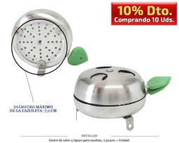 [124.77723] GESTOR DE CALOR PRO C/APOYO CAZOLETA 7,5X4CM 1U