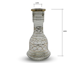 [124.80131] BASE NARGUILE BOHEMIA N2 31X5X15 CM