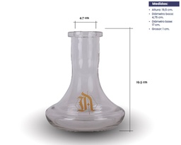 [124.80170] BASE PEQUEÑA MODERN TRADI TRANSPARENTE 1 UD