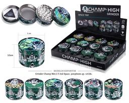 [125.15405] GRINDER CHAMP MET I.T.IND. SPACE 50X36MM 4P 12 UDS