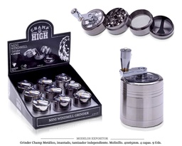 [125.160] GRINDER CHAMP MET I.T.IND. MOL. 40X65MM 4P. 9 UDS