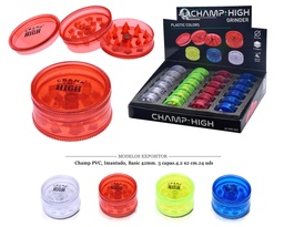 [125.230] GRINDER CHAMP PVC I. BASIC 42 MM 3 CAP. 24 UDS