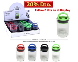 [125.351] VASO CONSERVACION VACIO CHAMP HIGH 6X9CM 12 UDS