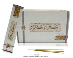 [126.385] INCIENSO GOLOKA PALO SANTO 15GR 12 UDS