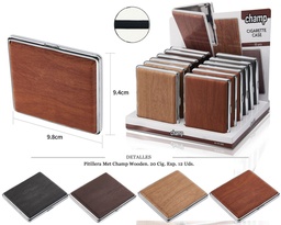 [127.05506] PITILLERA MET CHAMP WOODEN 20 CIG 12 UDS