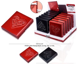[127.05512] PITILLERA MET CHAMP HEART 20 CIG 12 UDS