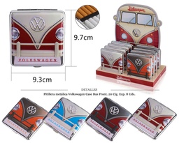 [127.05518] PITILLERA MET VOLKSWAGEN BUS FRONT 20 CIG 8 UDS