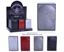[127.13002] PITILLERA PVC CHAMP SKULLS 12 UDS