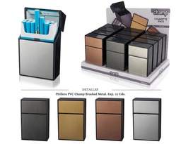 [127.13011] PITILLERA PVC CHAMP BRUSHED METAL 12 UDS