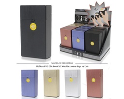 [127.145] PITILLERA PVC CLIC BOX METALIZADA 110 MM 12 UDS
