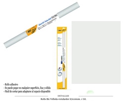[130.096] ROLLO BIC VELLEDA + ROTULADOR 67X100 1 UD