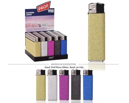 [200.1253] ENCD. PROF PIEZO RECARGABLE GLITTER 50 UDS