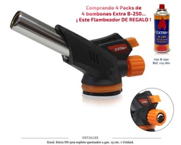 [200.6390] ENCD. EXTRA NS-509 SOPLETE QUEMADOR A GAS 15 CM 1U
