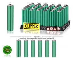 [200.7818] ENCD. MICRO FUNDA METAL ELECTRIC GREEN 30 UDS