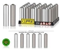 [200.7825] ENCD. MICRO FUNDA METAL SILVER 30 UDS