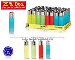 [200.8350] ENCD. CLIPPER POCKET RECARGABLE 48 UDS