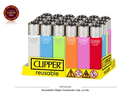 [200.8401] ENCD. CLIPPER TRANSPARENTE 24 UDS