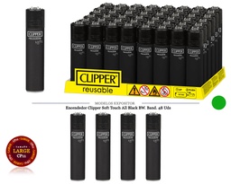 [200.8467] ENCD. CLIPPER SOFT TOUCH ALL BLACK 48 UDS