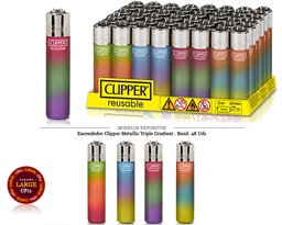 [200.8476] ENCD. CLIPPER METALLIC TRIPLE GRADIENT 1 48 UDS