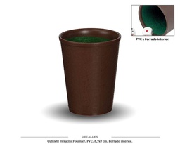 [210.160] CUBILETE H. FOURNIER PVC FORRADO