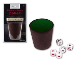 [210.170] CUBILETE + DADOS POKER H F