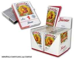 [210.606] BARAJA ESPAÑOLA CARTULINA 1/40 12 UDS
