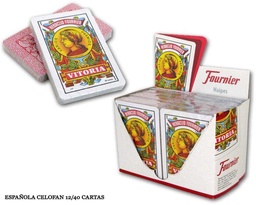 [210.610] BARAJA ESPAÑOLA CELOFAN 12/40 12 UDS