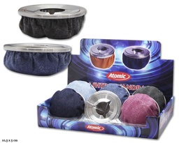 [290.026] CENICERO ATOMIC BAG JEANS COLORES SURTIDOS 6 UDS