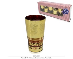[500.319] VASOS DE TE ORIENTALES. PACK 6 UDS