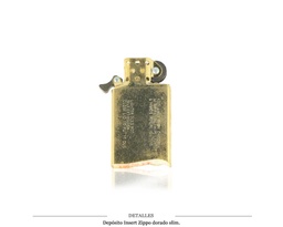 [Z780.078] DEPOSITO ZIPPO DORADO SLIM PEQUEÑO