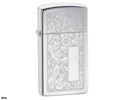 [ZC851.028] ZIPPO MD. 1652 SLIM CROMADO VENETIAN
