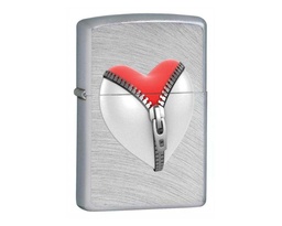 [ZV810.662] ZIPPO MD. 28327 HEART WITH ZIPPER