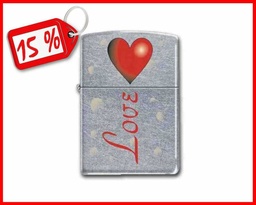 [ZV88Z.539] ZIPPO MD. 207 HEART LOVE