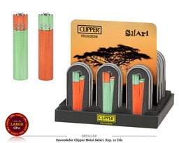 [200.9320] ENCD. CLIPPER METAL SAFARI 12 UDS