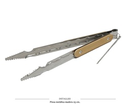 [124.76013] PINZA METALICA MADERA 25 CM