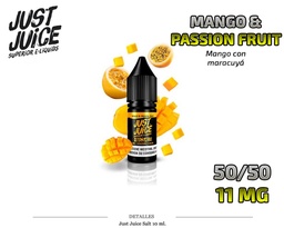 [110.85103] E-LIQUID JUST JUICE SALT MANGO&PASS.FRUIT 11MG 10ML 