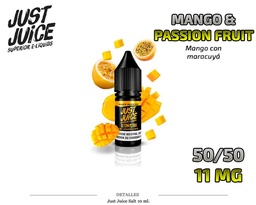 [110.85103] E-LIQUID JUST JUICE SALT MANGO&PASS.FRUIT 11MG 10ML 