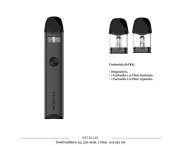 [111.07002] UWELL CALIBURN A3 POD KIT GRAY