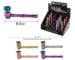 [124.60208] PIPA ALU CHAMP HIGH 8,5 CM 12 UDS